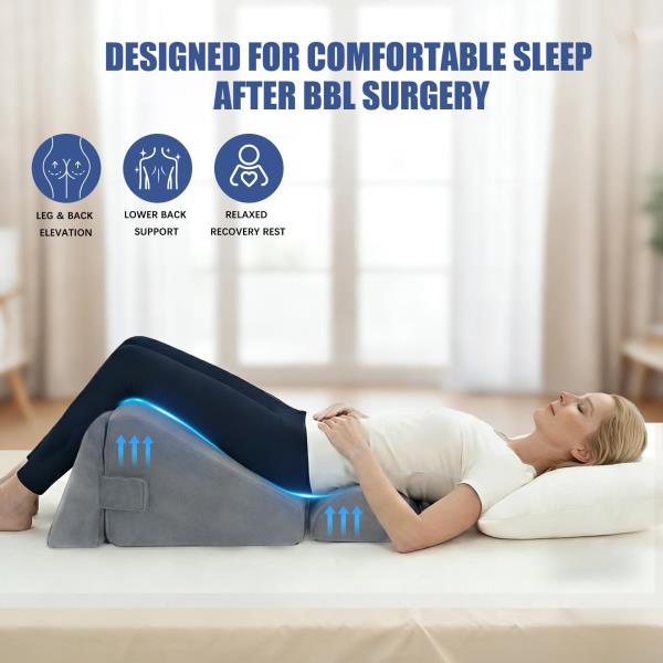 4-in-1 BBL Pillow After Surgery for Sleeping, Adjustable BBL Bed Cushion Retail $69.00