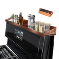 Magnetic Stove Top Spice Rack Kitchen Organizer Brushed Copper