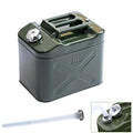 Gallon Square Metal Multi-Purpose Storage Can with Flexible Spout and Pressure Balance Vent Valve