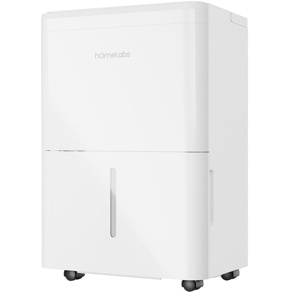 White Ultra Quiet Compact Wi-Fi Dehumidifier 8 Pint for 1800 Sq Ft