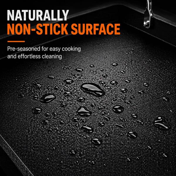 Griddle for Gas Grill Flat Top Grill Griddles Plate 25 x 16 Inch Cast Iron Retail $76.00