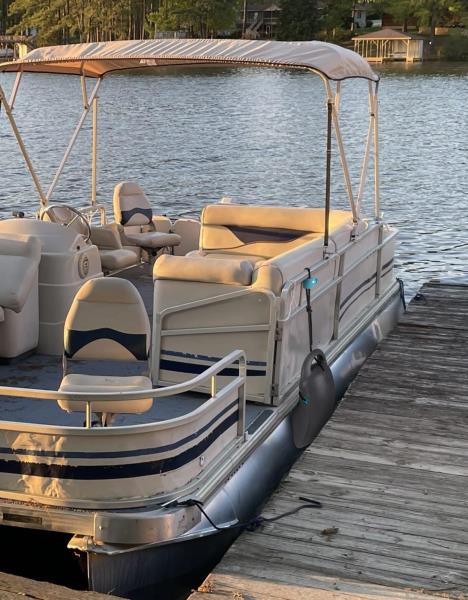 Pontoon Fenders Boat Bumpers for Docking with Quick-Release Clips for 14-28ft Boats Gray