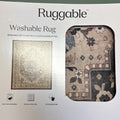 Ruggable Washable Rug Cover  Non-Slip Pad 8ft x 10ft Multi-color