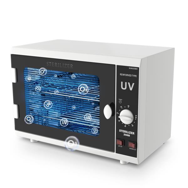 UV Sanitizer Cabinet. Dual Lamp UV Light Sanitizer Box with Timer Setting, Suitable for Cleaning of Various Items Retail $89.00