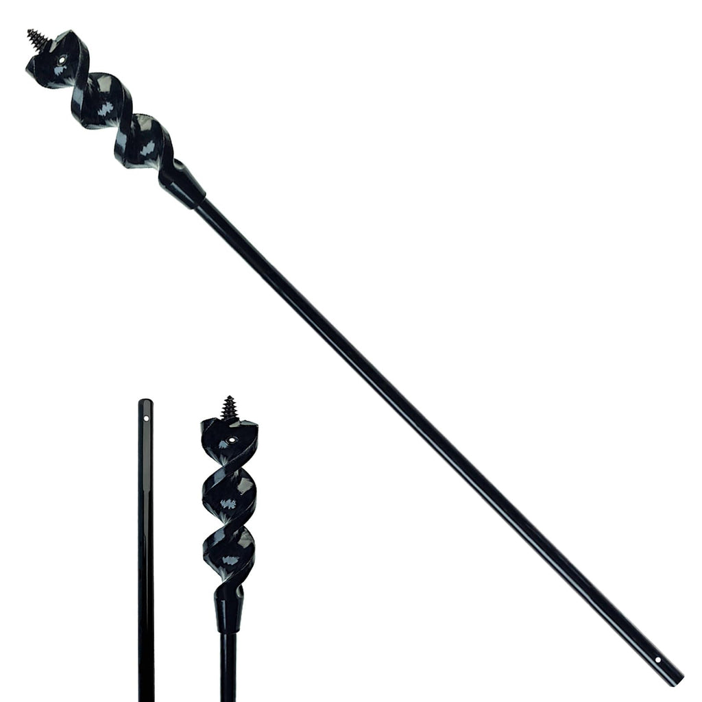 Flexible Installer Drill Bit - 1 Auger Fish Eye Hole Anti-Slip 3-Flat Shank
