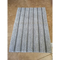 Striped Polyester Bath Mat - Gray - 24 x 35 inches