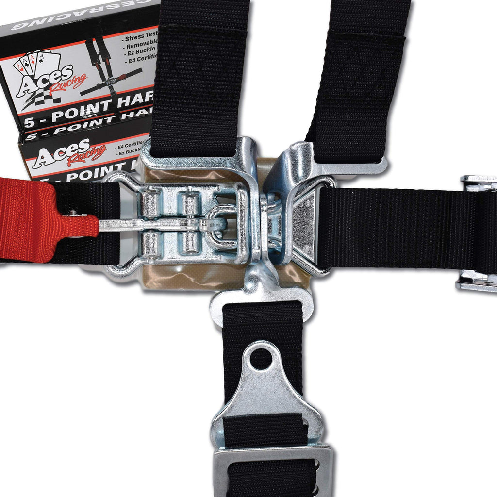 Point Harness with 2 Inch Padding Black - Universal Fit for UTVSxS Retail $64.00