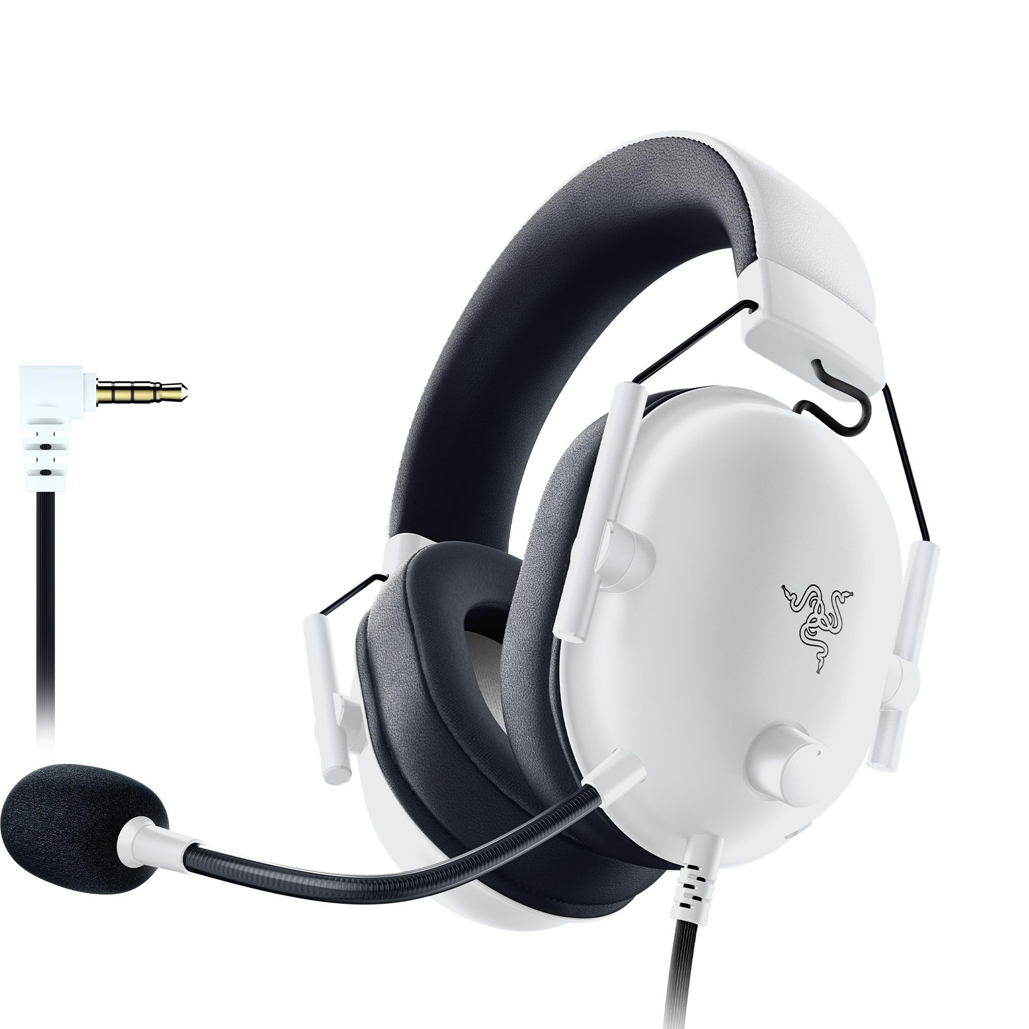 Razer BlackShark V2 X Multi-Platform Gaming Headset - 50mm Drivers Cardioid Mic White
