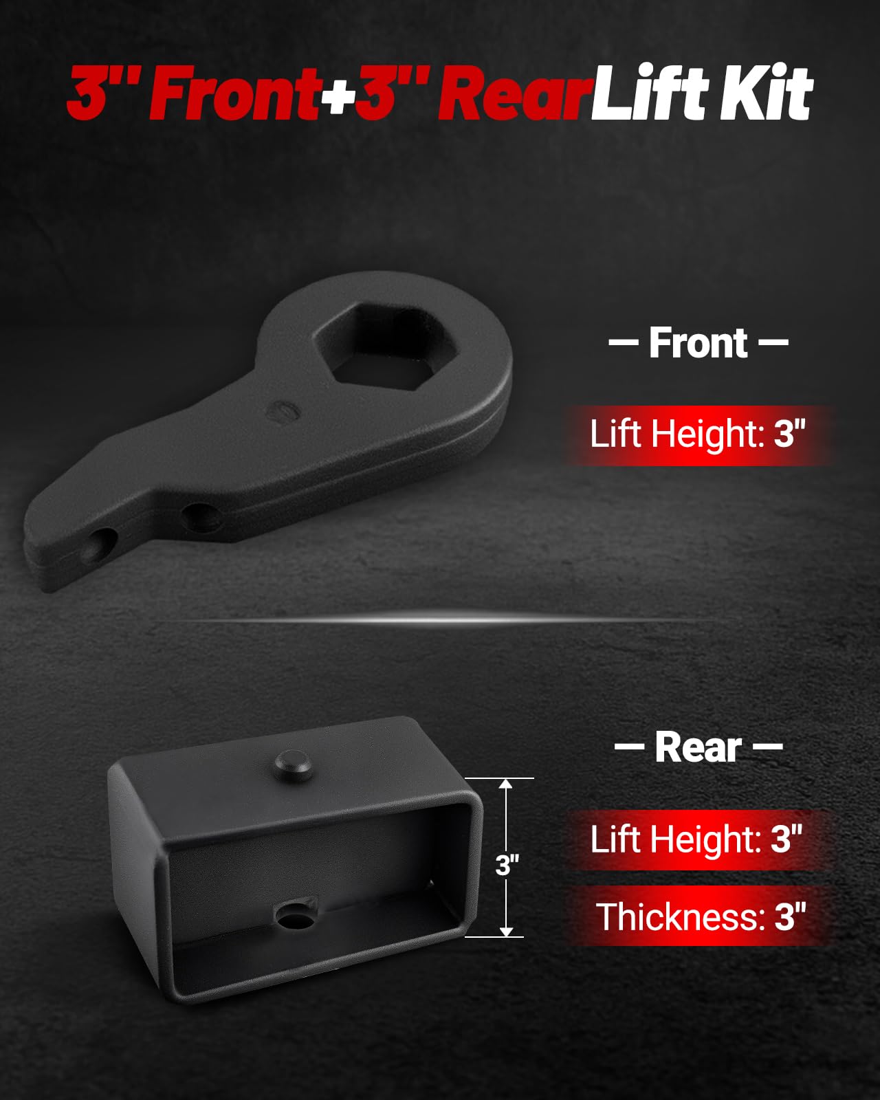  EVIL ENERGY 1-3 Front3 Rear Leveling Lift Kit for 99-07 SilveradoSierra 1500 4WD Retail $87.00