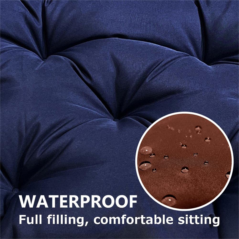 Open-Box New Srutirbo 48x20 Waterproof Thick 3-Seater Outdoor Bench Cushion Retail $27.00