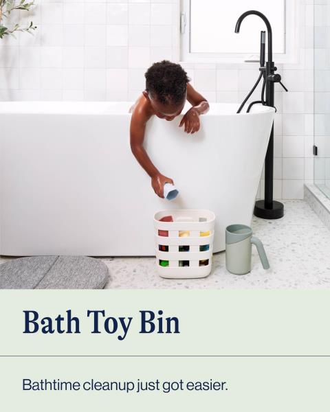 Lalo Bath Time Storage Bin, Removable Drying Bin for Bathtub Retail $19.00