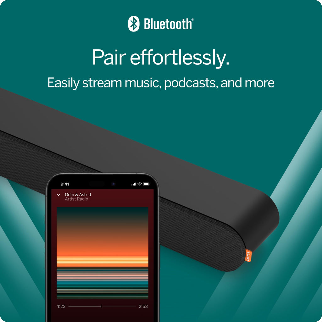 VIZIO 2.1 Soundbar, Wireless Subwoofer w/Dolby Atmos & DTS:X, Bluetooth Speaker, QuickFit™ Compatible – SV210M-08 (New, 2024 Model) Retail $139.00