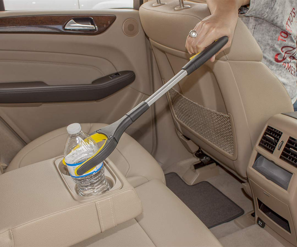 -Pack Yellow Grabber Reacher Mobility Aid Tool with Rotating Jaw 34  21