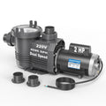 Riptide Series 2 HP Dual Speed Pool Pump 220V 8586 GPH InAbove Ground Grey