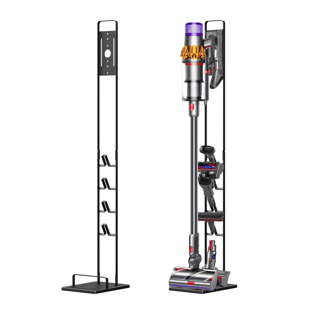 Foho Black 50 Metal Freestanding Vacuum Stand for Dyson V-Series Vacuums Retail $30.00