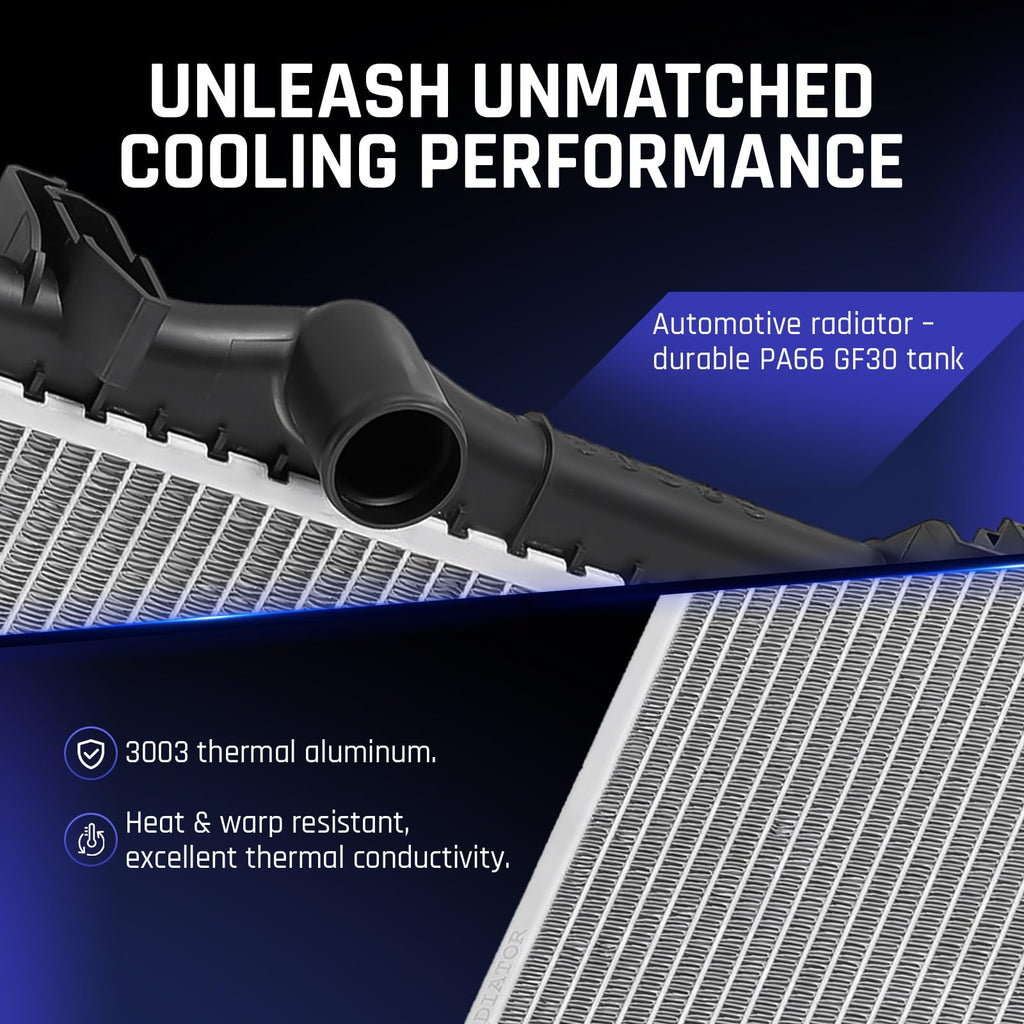 Radiator CU13191 for Hyundai Sonata Azera 11-14 Kia Optima Cadenza 11-15 Dodge Journey 11-20