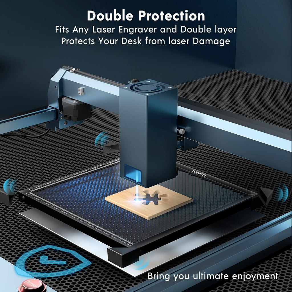 Honeycomb Working Table 17.3x 17.3x 0.86 for Laser Engraver Cutting Machine