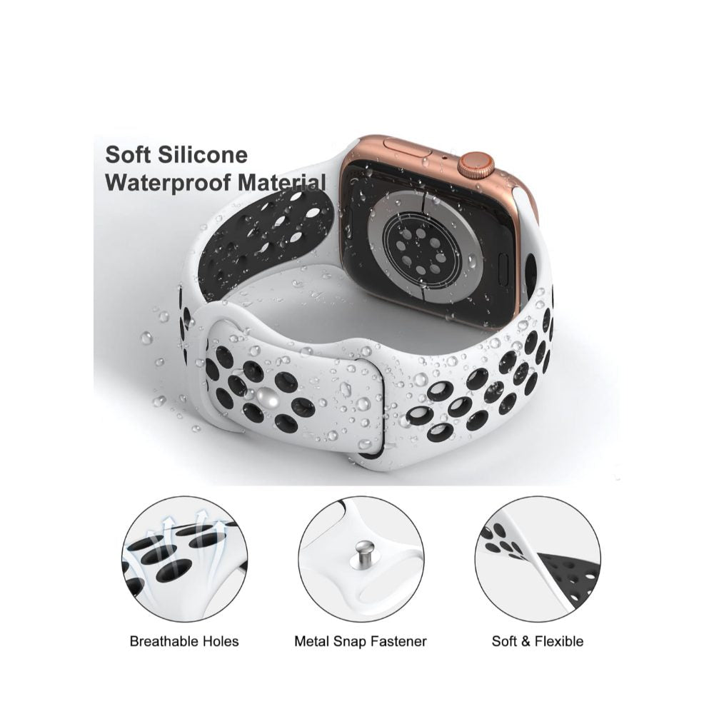 Apple Watch Silicone Sport Bands for Series 1-9 SE UltraUltra 2 Retail $15.00