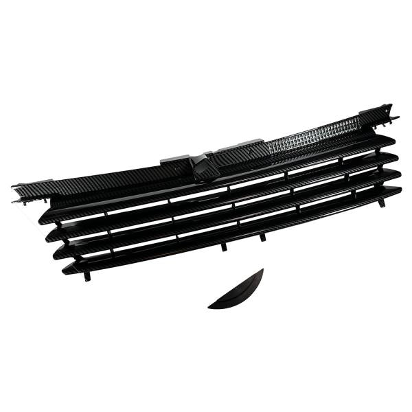 Upper Front Hood Bumper Grill Mesh with Hood Notch Filler for 1999-2005 VW JettaBora MK4