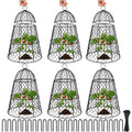 Pcs Black Metal Chicken Wire Garden Cloche Plant Covers 17 H x 13 D