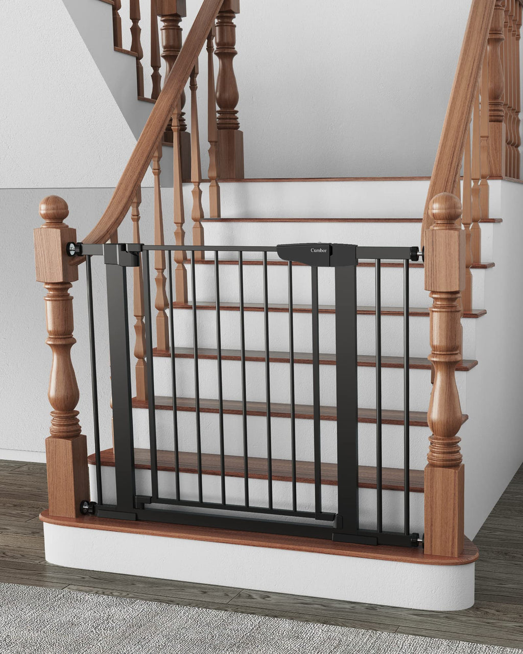 Cumbor Black Baby Gate 29.7-40.6in Wide $82.00 Retail $82.00