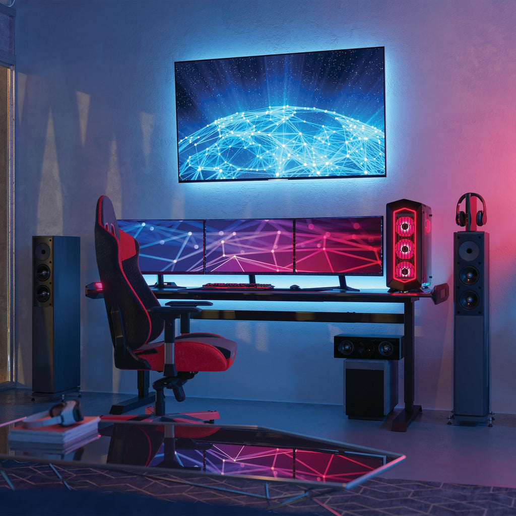 Feit Electric 16FT Ultrathin RGBW Color Chasing LED Light Strip Wi-Fi Alexa Google Retail $39.00