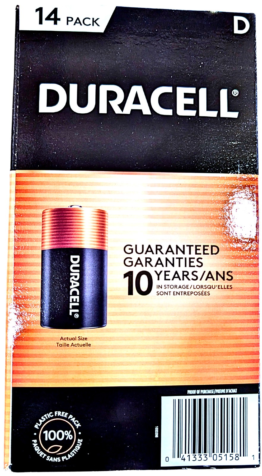 Duracell CopperTop D Batteries 14-Count