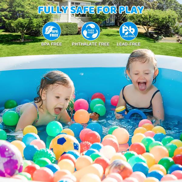 Extra Large Inflatable Pool 180x76x22 Oversized Thickened Swimming Pool with Air Pump