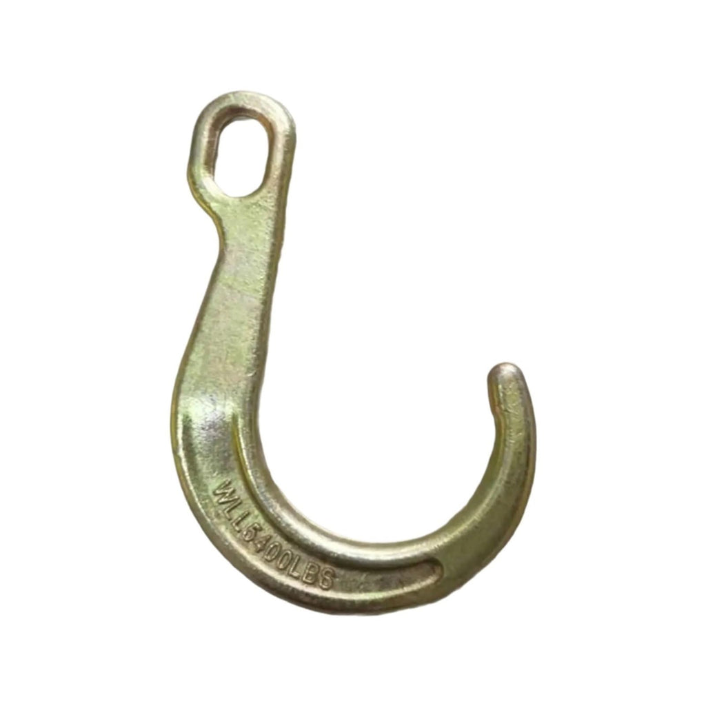 Gold Alloy Steel J Hook for Trailer Towing Winching Trucks  Machinery
