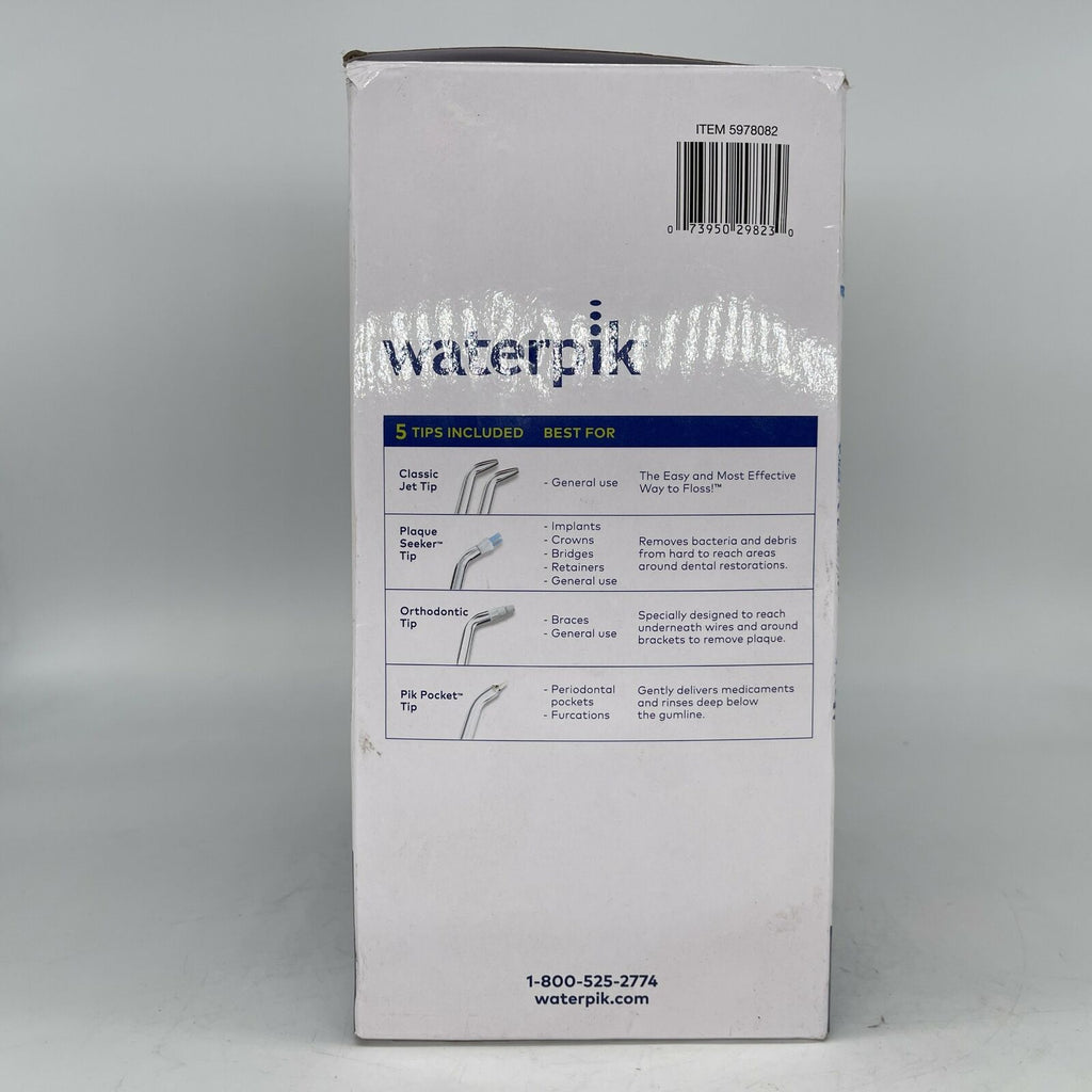 As-Is New Waterpik Evolution  Nano Water Flosser Combo Pack Retail $144.00