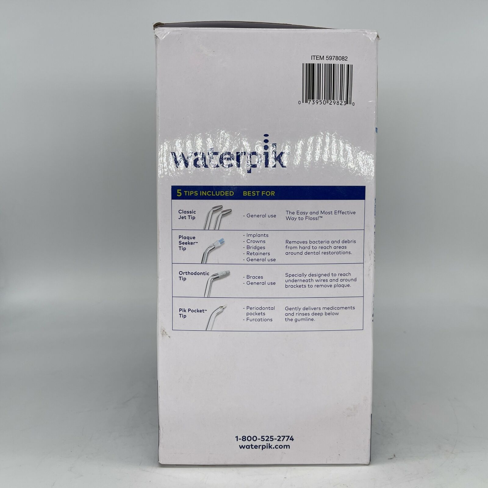As-Is New Waterpik Evolution  Nano Water Flosser Combo Pack Retail $144.00