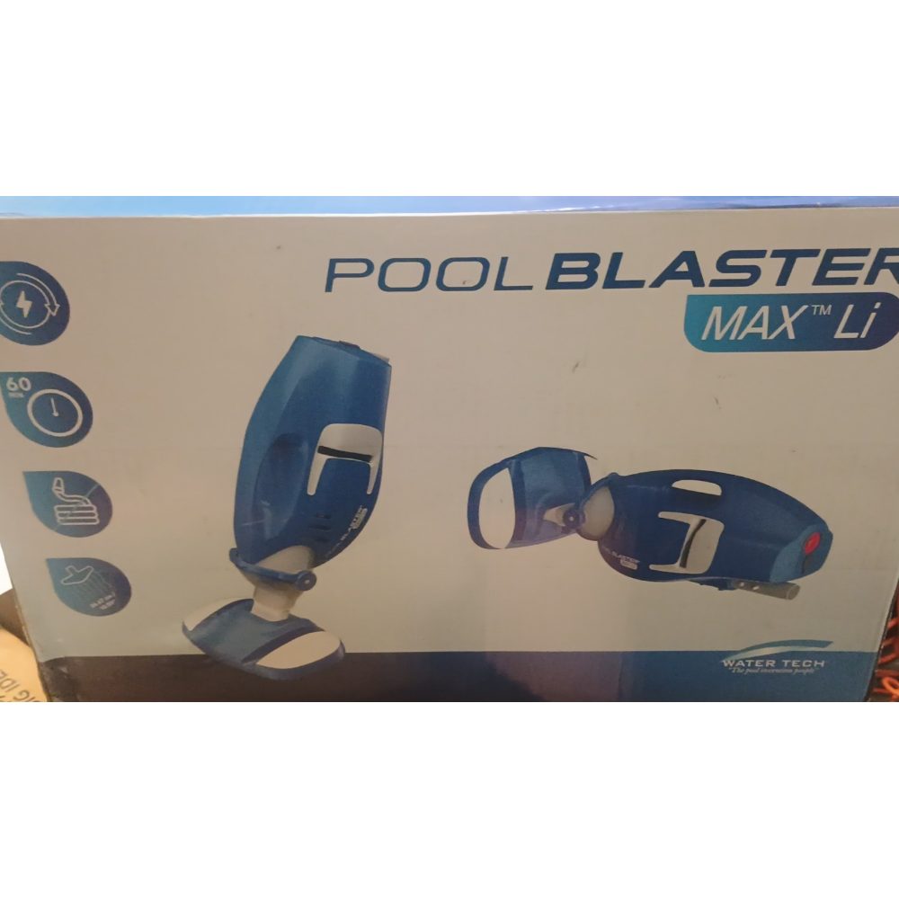 Cordless Pool Vacuum Battery-Powered for IngroundAbove Ground Pools 60 Min Runtime 10.5 Head BlueWhite