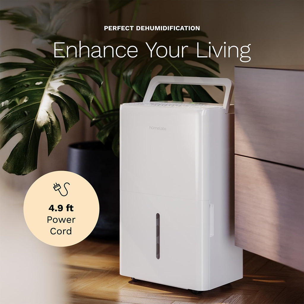 New hOmeLabs 25 Pint Dehumidifier 3500 Sq Ft Wi-Fi Quiet Energy Star. Retail $186.00