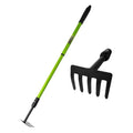YIAD DRAGON HORSE Small Garden Rake, 27.5"-39.3" Adjustable Hand Rake Retail $25.00