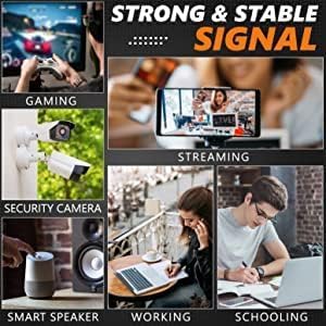 Open-Box New Cudowna WiFi Extender - 10000 Sq.Ft Whole Home Coverage White Retail $39.00