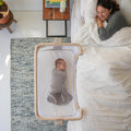 HALO BassiNest 2-in-1 Bedside  Portable Baby Sleeper Bassinet - Oat
