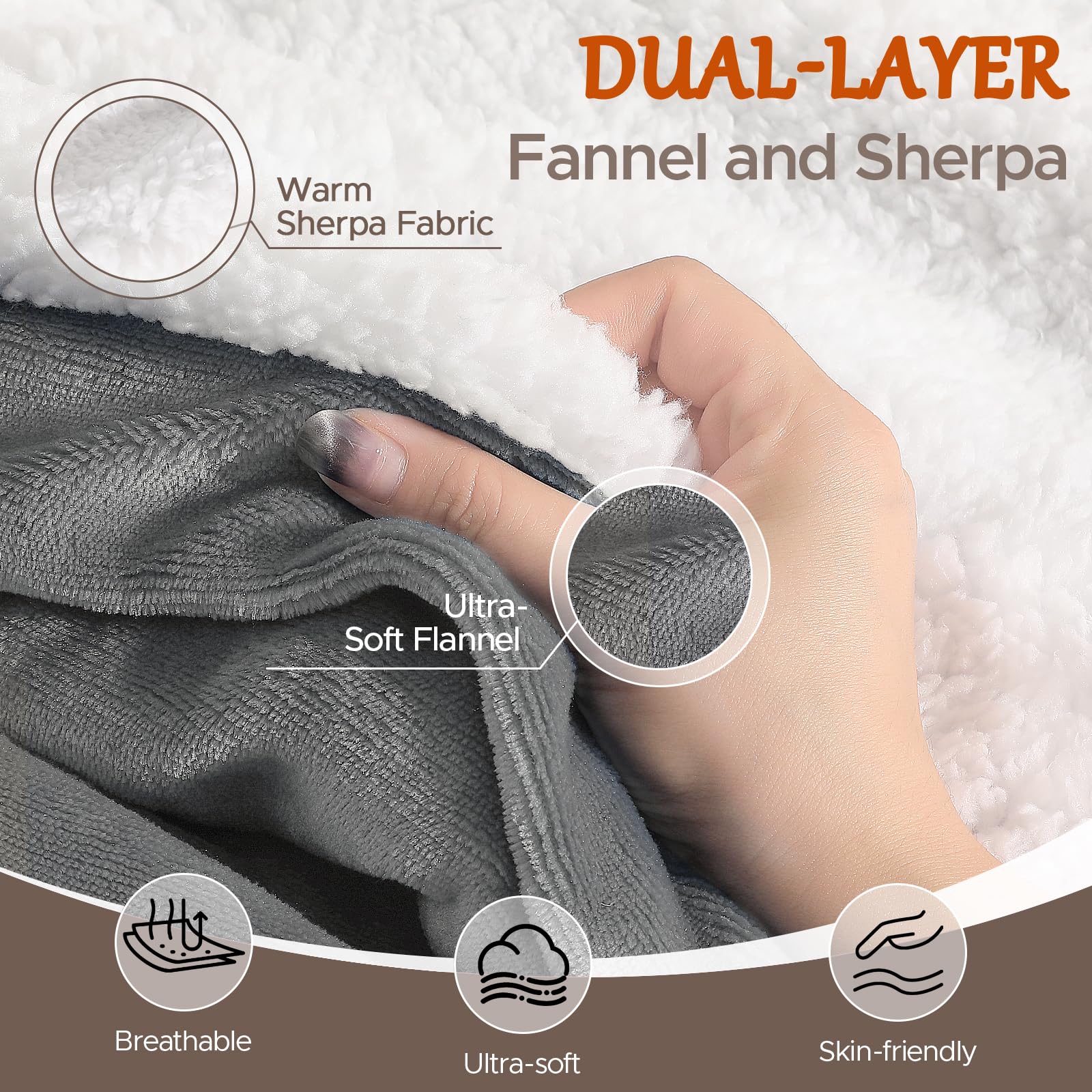 Open-Box New STHYTON Full Size Heated Blanket - 72x84 Dual-Sided 9 Heat Levels Auto-Off Retail $39.00