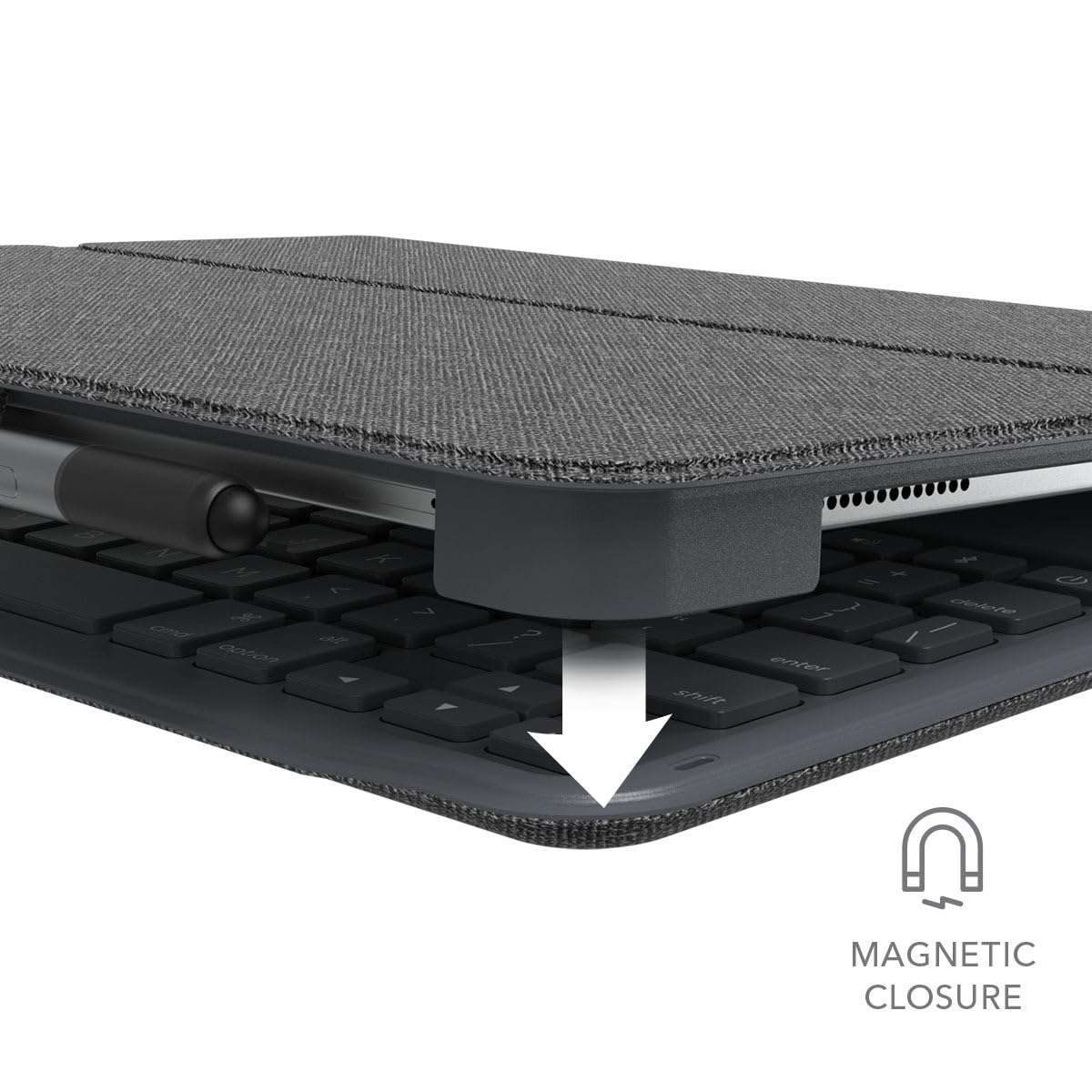 ZAGG Messenger Folio 2 Keyboard Case - Laptop-Style Keys for iPad AirPro 11  Air 10.9 Grey