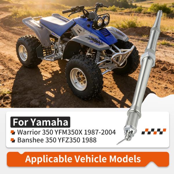 Rear Axle Shaft WNut for Yamaha Warrior 350 YFM350X YFZ350 87-01