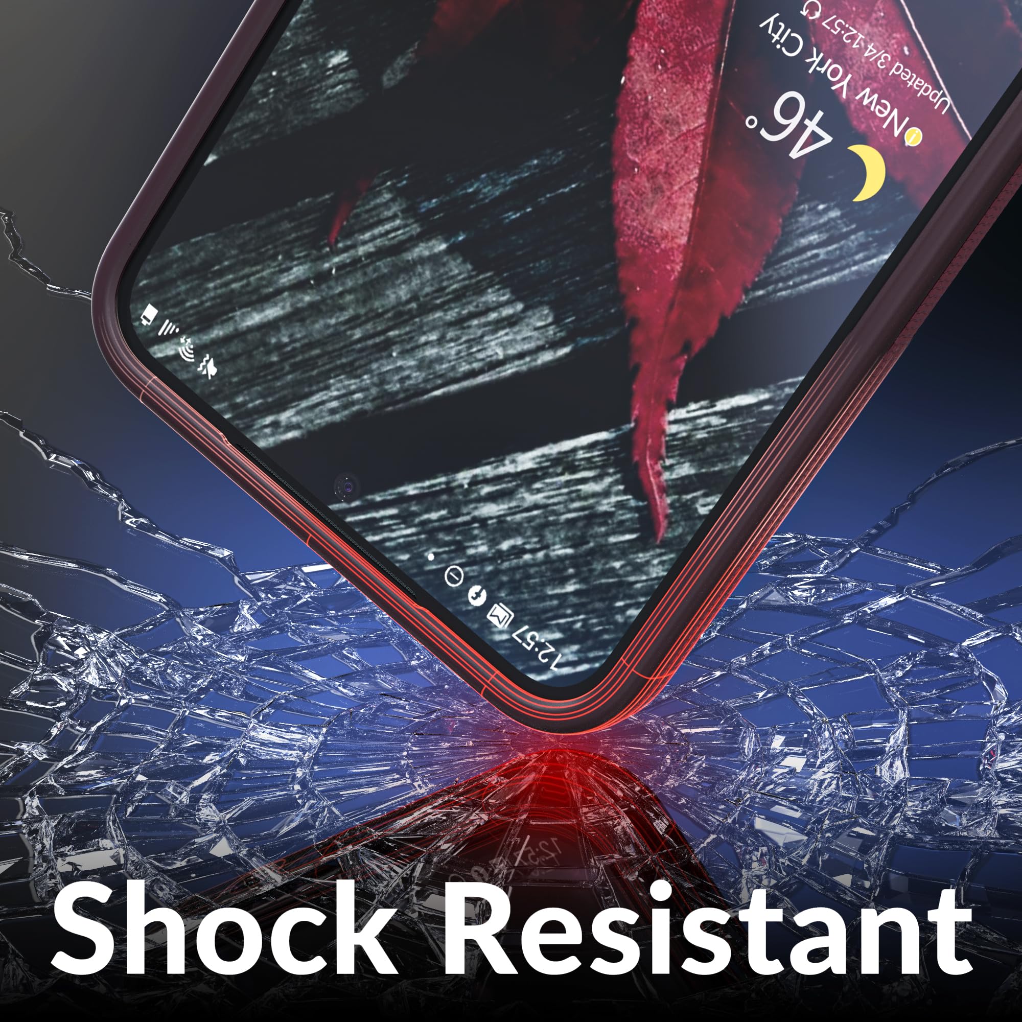 Samsung Galaxy S25 Plus Shockproof Dual Layer Case Berry