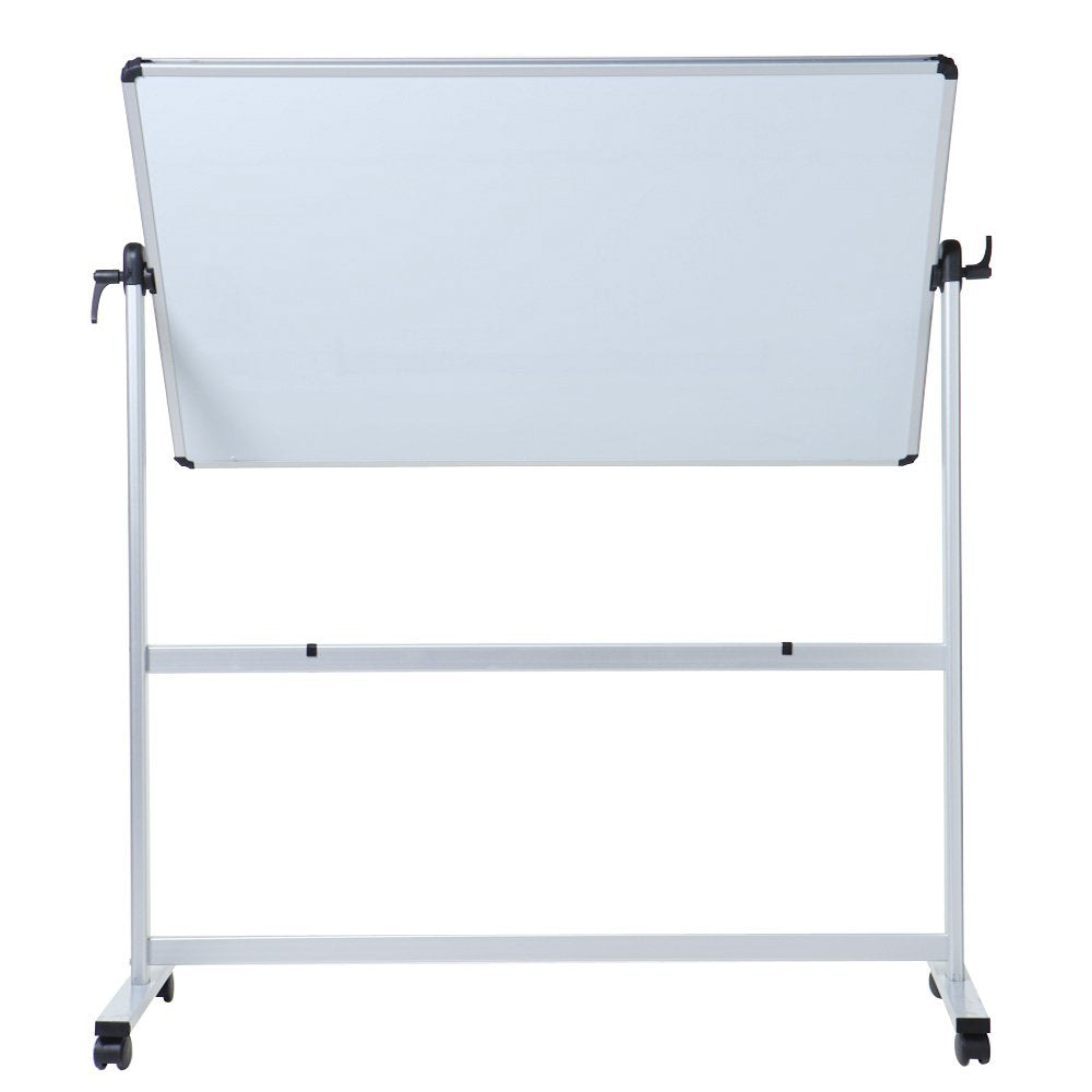 New VIZ-PRO Double-Sided Magnetic Mobile Whiteboard - 48x36 Inches Aluminium Frame  360 Rotatable Retail $159.00