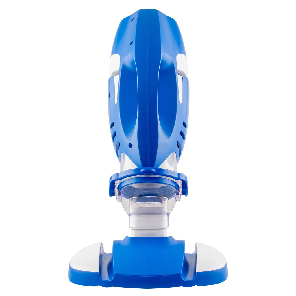 Cordless Pool Vacuum Battery-Powered for IngroundAbove Ground Pools 60 Min Runtime 10.5 Head BlueWhite