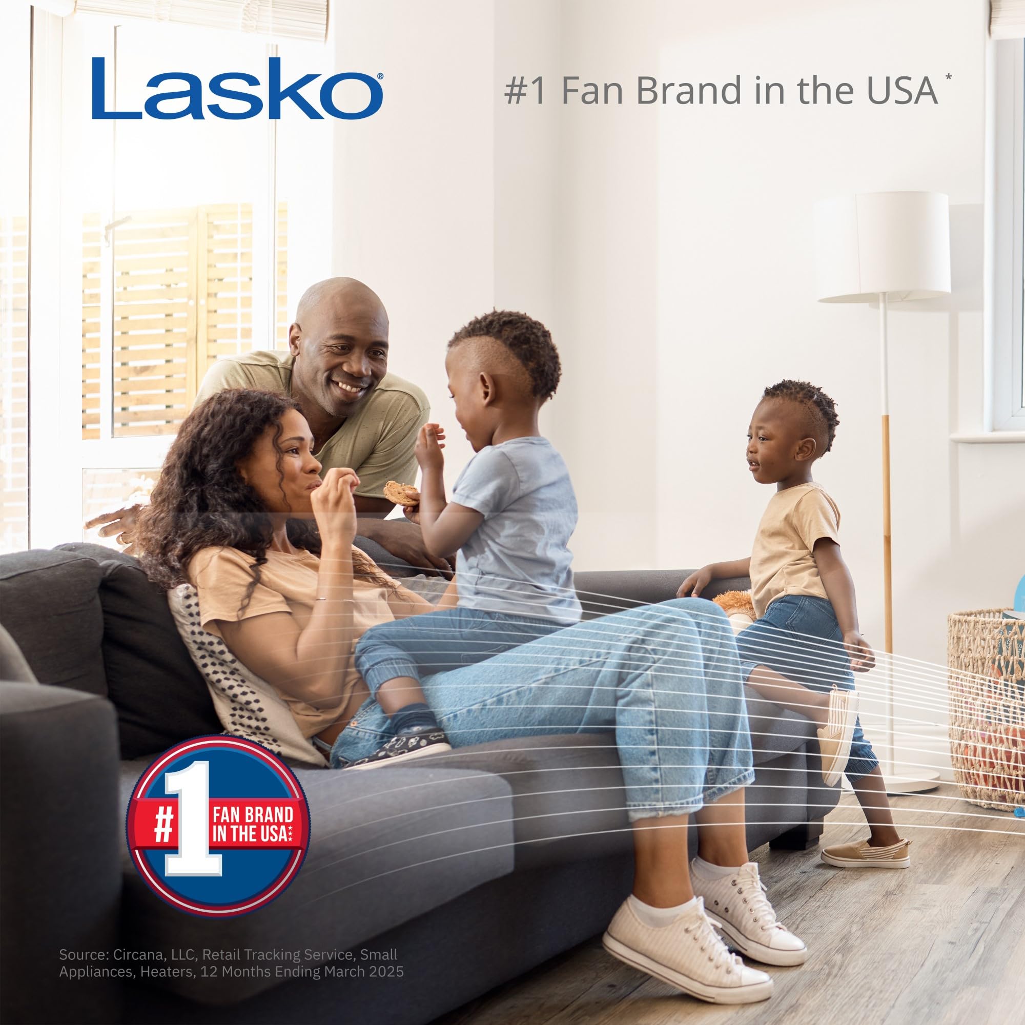Lasko B20401 Decor Box Fan, 20", Black Retail $47.00