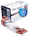 Pulse Cordless Pool Vacuum Rechargeable XL Debris Chamber 45 Pole 45 Min Runtime Red