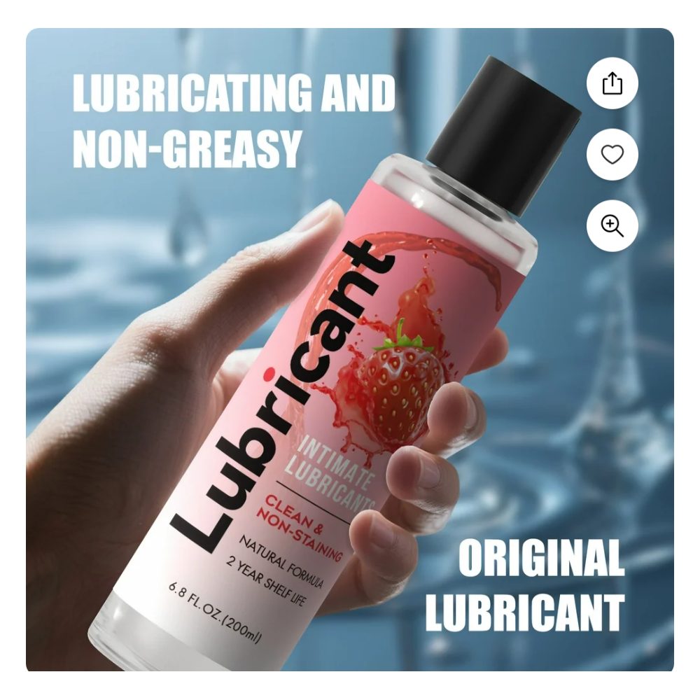 Strawberry Intimate Lubricant 6.8 FL OZ