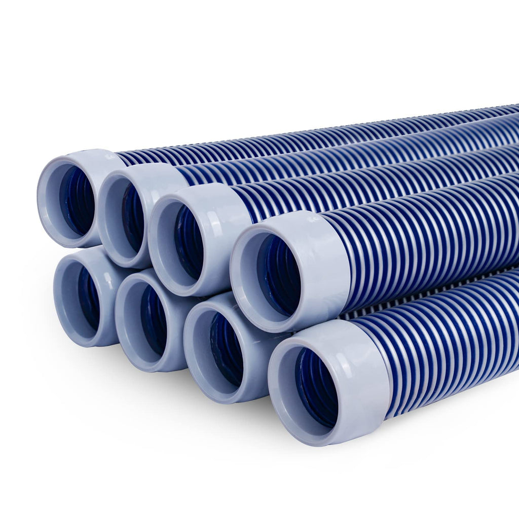 Gray-Blue 8-Piece 1.5-inch Automatic Pool Vacuum Hose Retail $49.00