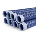 Gray-Blue 8-Piece 1.5-inch Automatic Pool Vacuum Hose Retail $49.00