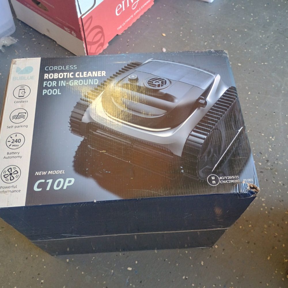 Bubot 700 Cordless Robotic Pool Vacuum for Inground Pools $524.25 Retail $699.00