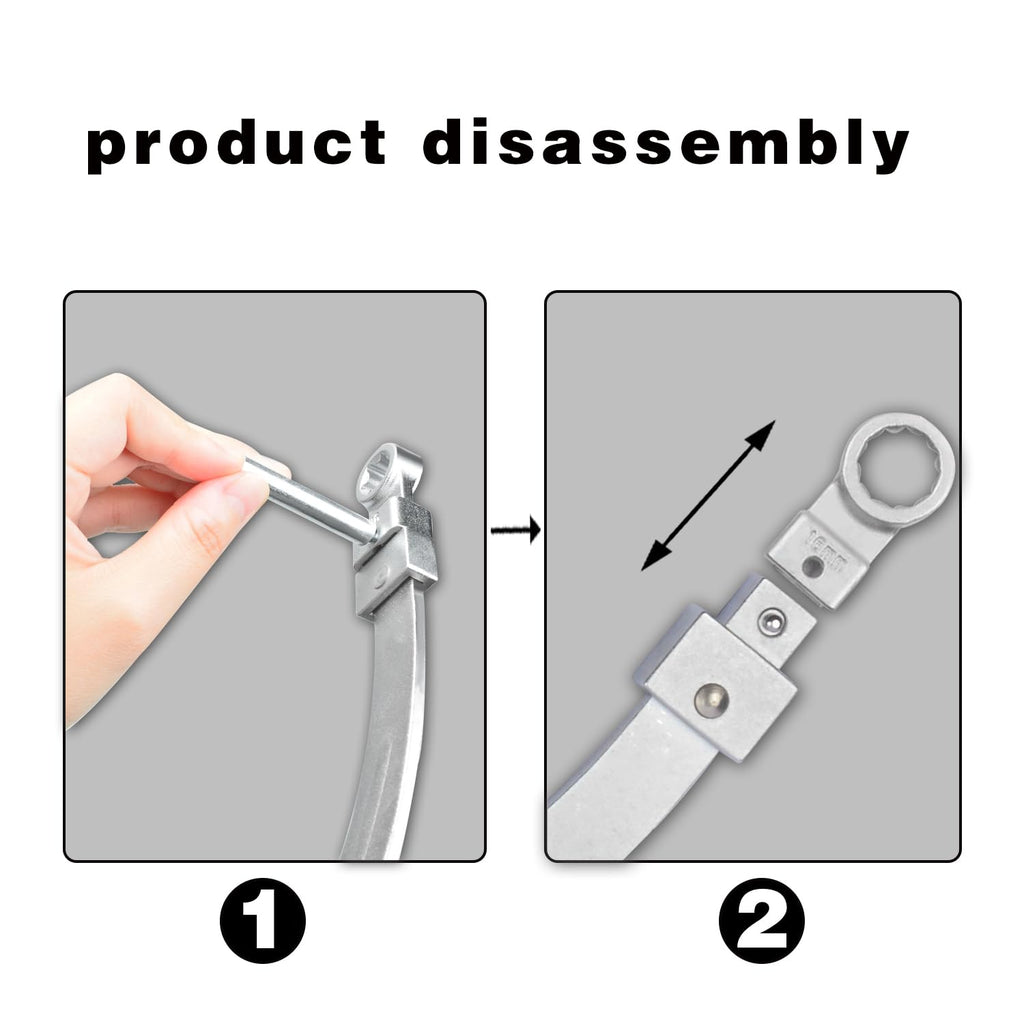 -Piece Auxiliary Idler Belt Tensioner Pulley Tool Kit Serpentine Timing Belt Wrench