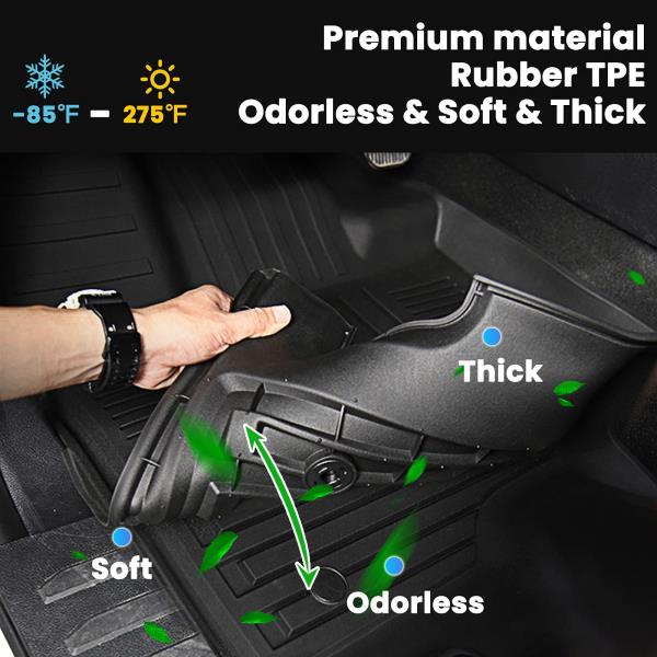 Floor Mat Cargo Mat Backrest Mat and Door Sill for Chevy Blazer 2019-2026